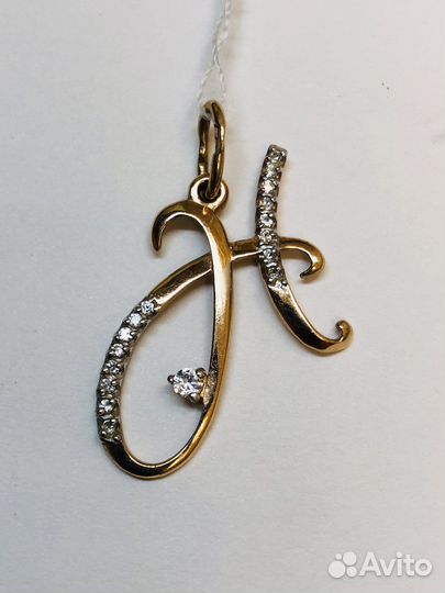 Подвеска золотая