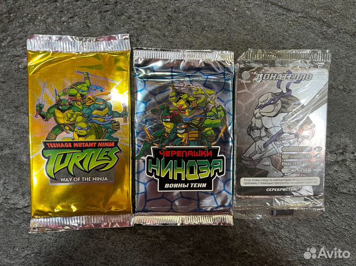 Бустеры Карточки Черепашки Ниндзя - Воины Тени