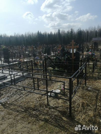 Оградки на кладбище за погонный метр