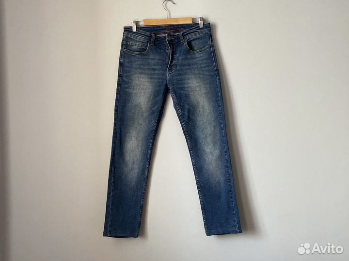 Мужские синие джинсы 30 размер m