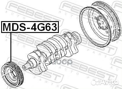 Шкив коленвала 4g63 MDS-4G63 Febest