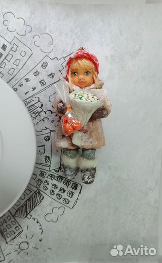 Девочка с цветами