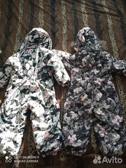 Комбинезоны для двойни зимние