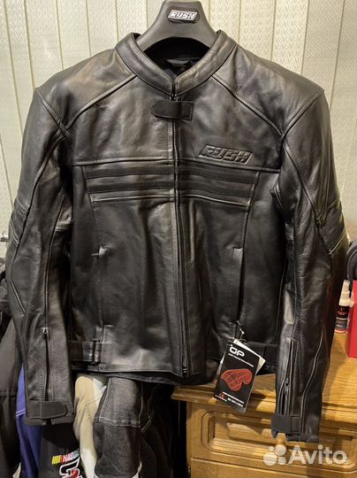 Мотокуртка кожаная Rush новая