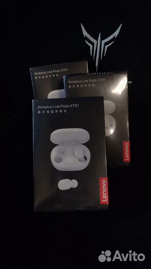 Беспроводные наушники lenovo live pods XT91