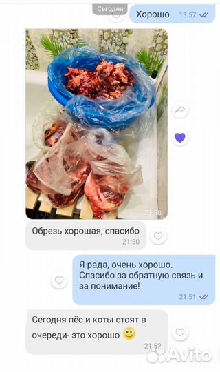 Мясо для собак-Обрезь говядины