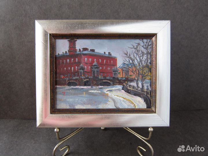 Картина маслом пейзаж виды Питера