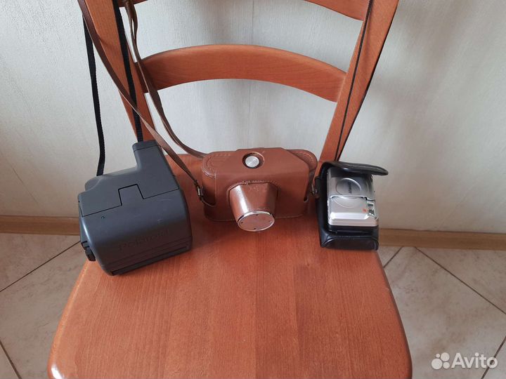 Винтажные фотоаппараты фэд, polaroid и olympus