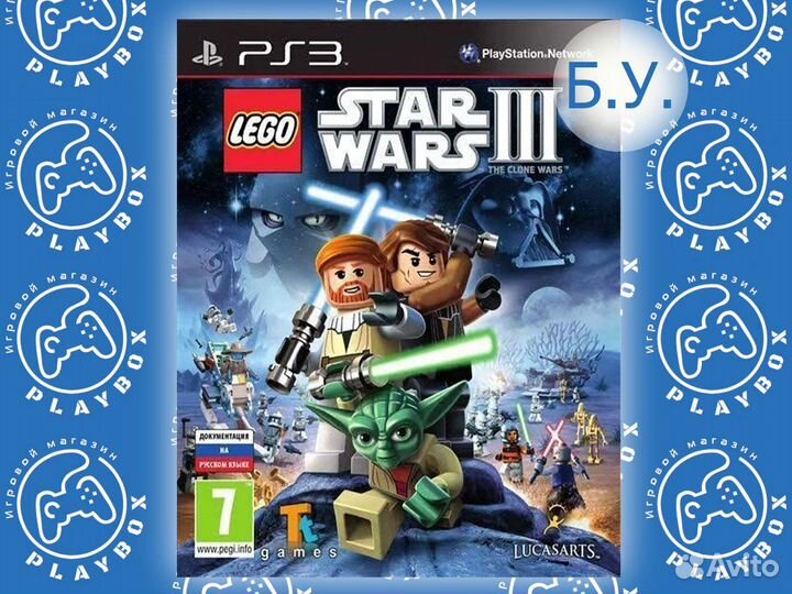Lego Star Wars III The Clone Wars PS3 б.у