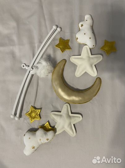 Текстиль для новорождённого Minky бортики,мобиль