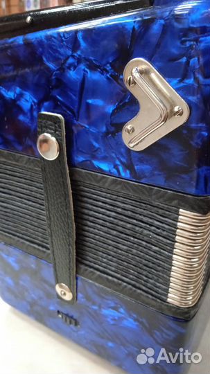 Шуйская Гармонь Чайка 314 S5 XL Синяя с Чехлом NEW