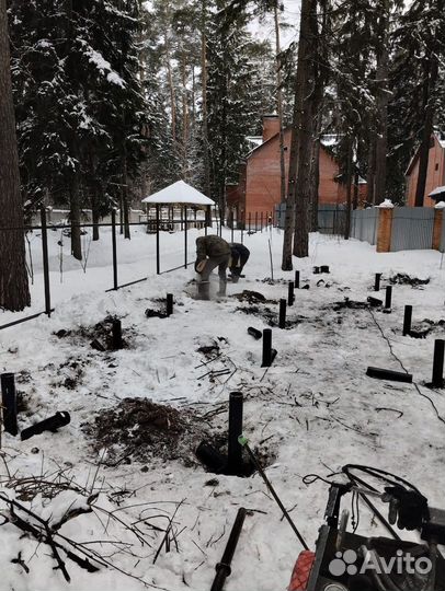 Винтовые сваи под ключ