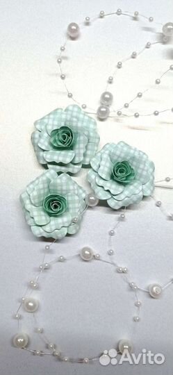 Набор цветов из бумаги