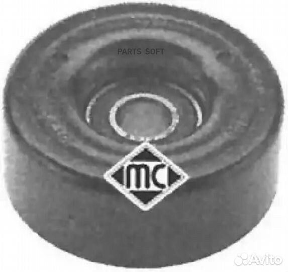 Metalcaucho 05047 Ролик ремня приводного MER W124