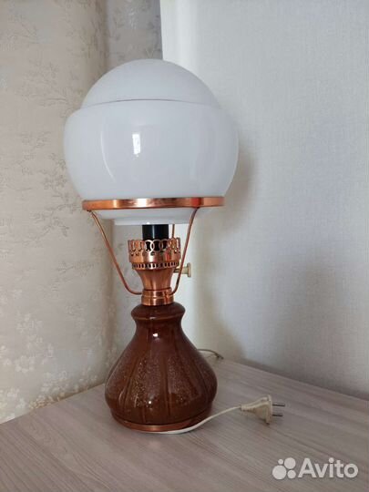 Лампа настольная зик винтаж СССР