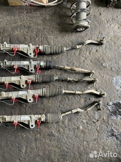 Renault logan 1 рулевая рейка с г/у руля