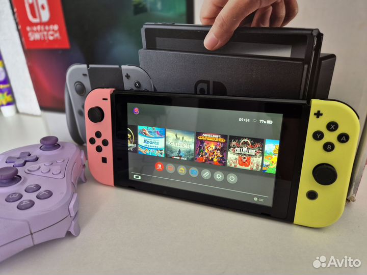 Nintendo Switch Прошитая с играми