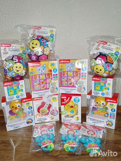 Новые развивающие игрушки Азбукварик