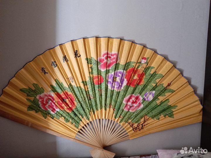 Большой веер на стену