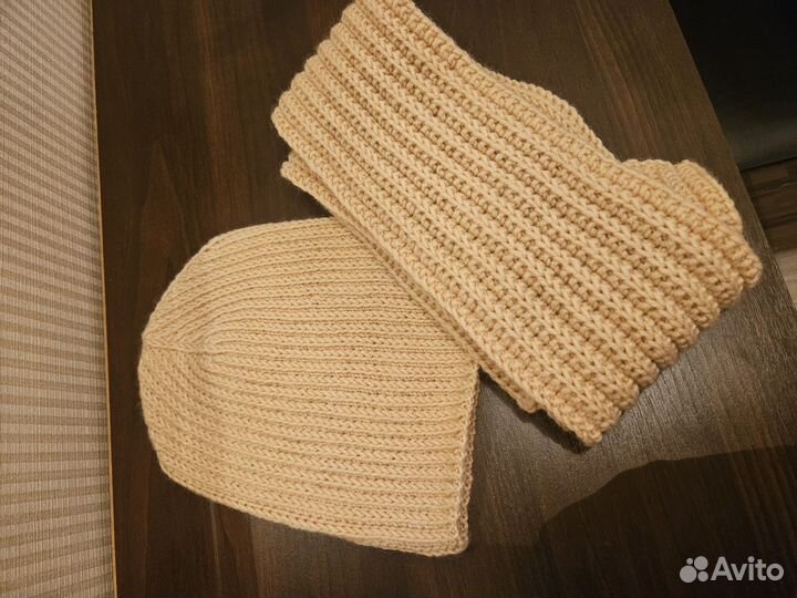 Комплект шапка и шарф