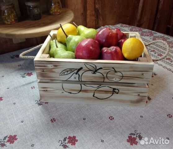 Ящик для фруктов из дерева