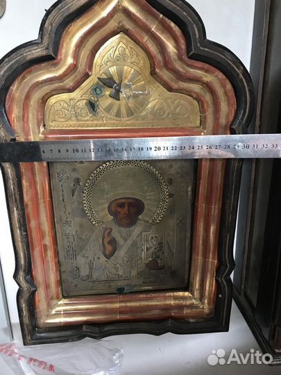 Икона Старинная.Святой Николай Чудотворец