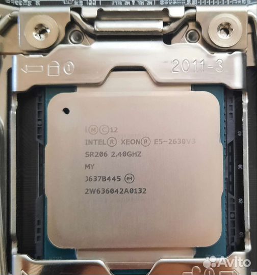 Комплект мать x99 + процессор E5-2630v3+ 16 gb