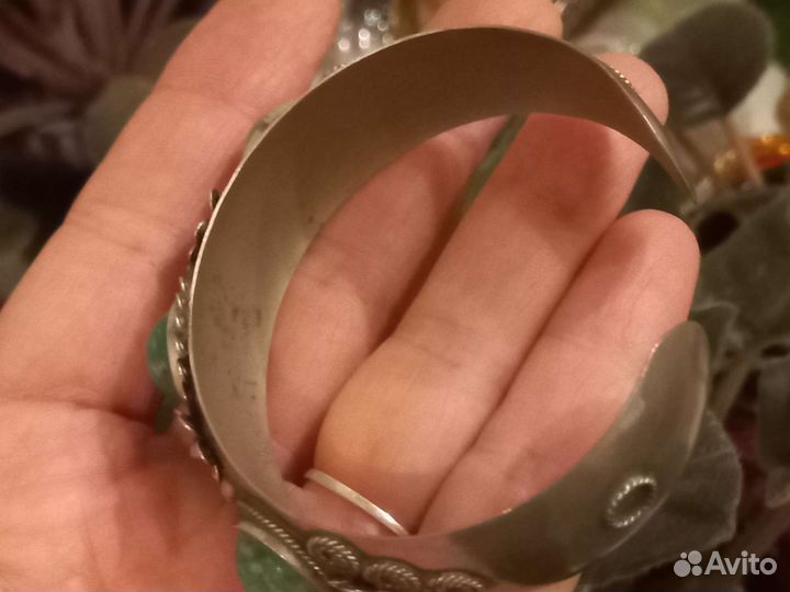 Браслет амазонит винтаж