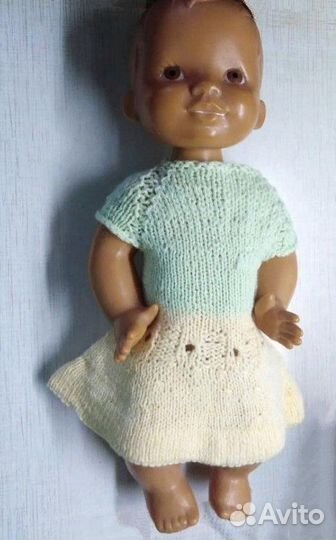 Платье для куклы СССР гдр. Ручная работа