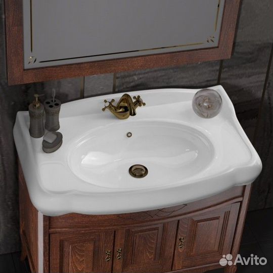 Мебель для ванной Опадирис Лоренцо 100 светлый орех