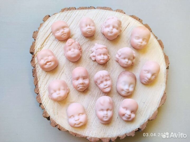 Лица для ватной игрушки / ручки / миниатюры