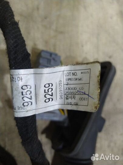 Проводка двери передняя правая Chevrolet Cruze