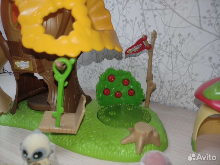 Домик с лифтом, лодка, дом, большой набор игрушек