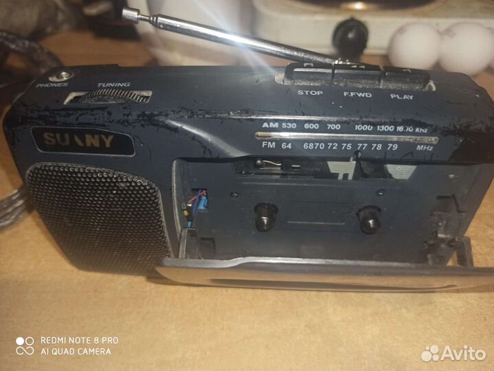 Кассетный плеер с радио