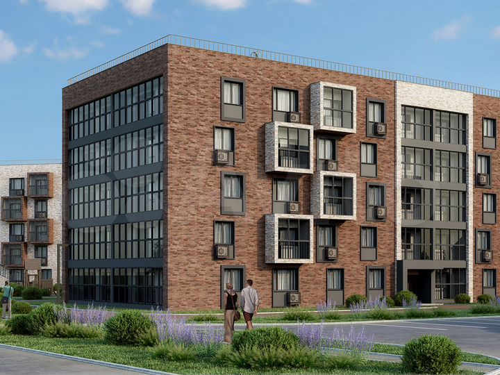 1-к. квартира, 44,3 м², 2/5 эт.