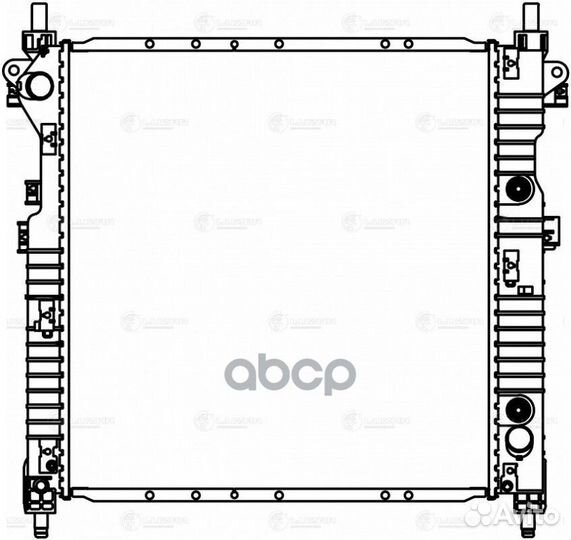 Радиатор охлаждения двигателя ssangyong actyon