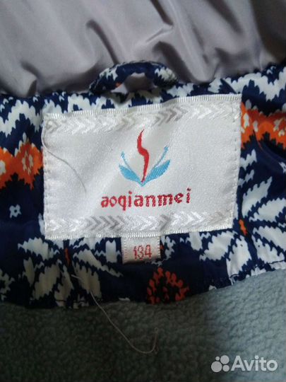 Куртка зимняя на девочку на рост 134