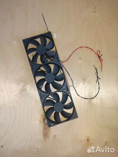 Кулеры три вентилятора бу