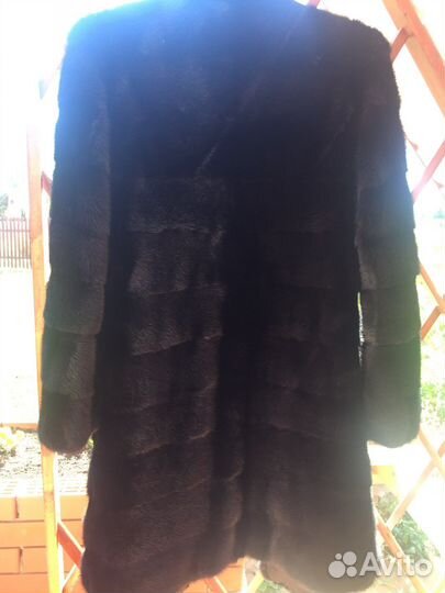 Шуба норковая поперечка 46 48