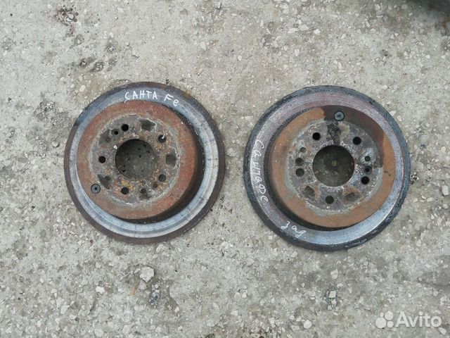 Диск тормозной задний santa fe 2