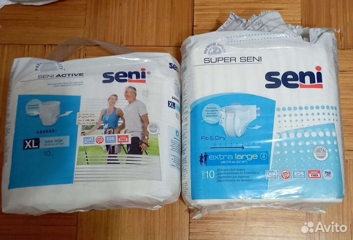 Памперсы для взрослых seni xl