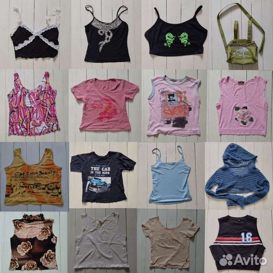 Много y2k одежды женской