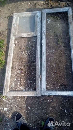 Деревянные оконные рамы бу