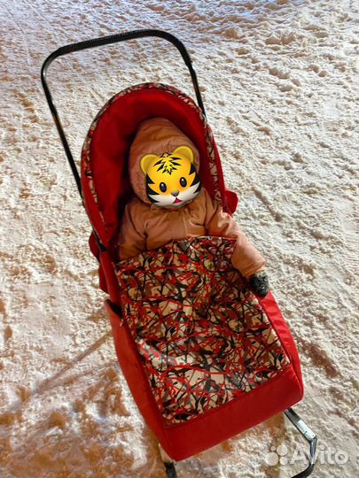 Коляска санки