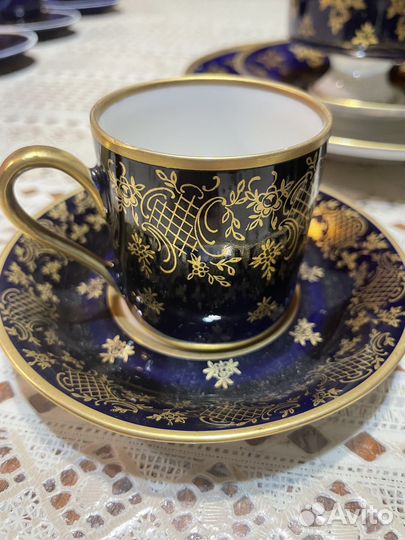 Reichenbach и Wallendorf чайная тройка и кофейная