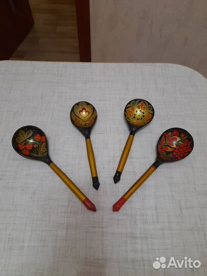 Деревянные ложки, хохлома