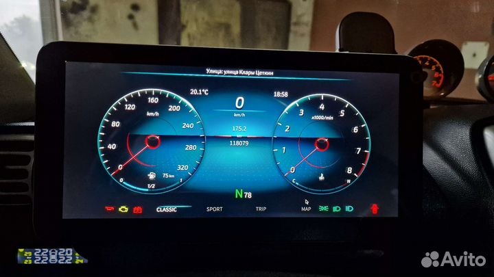 Приборная панель на smart451