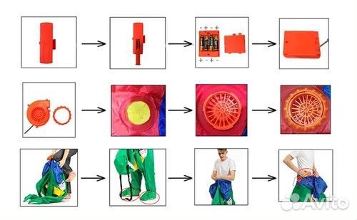 Карнавальный костюм надувная лягушка