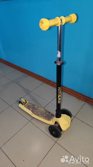 Самокат детский трехколесный бу