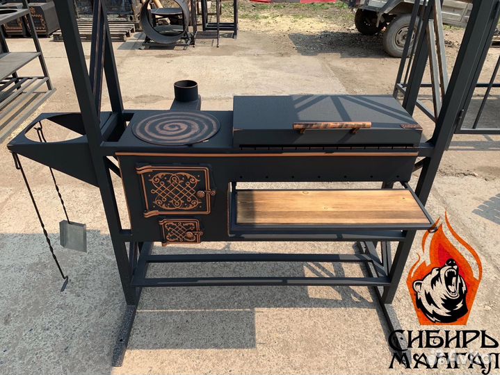 Мангал «Барин» под крышей